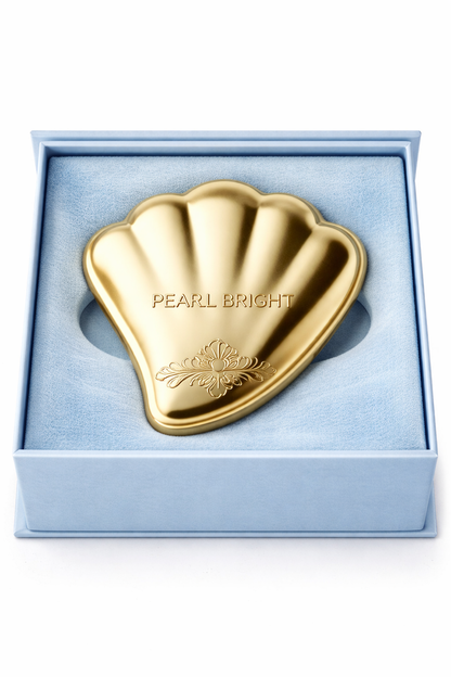 PearlBright Luxury Gua Sha Facial Massage Tool for Lifting & Skin Radiance