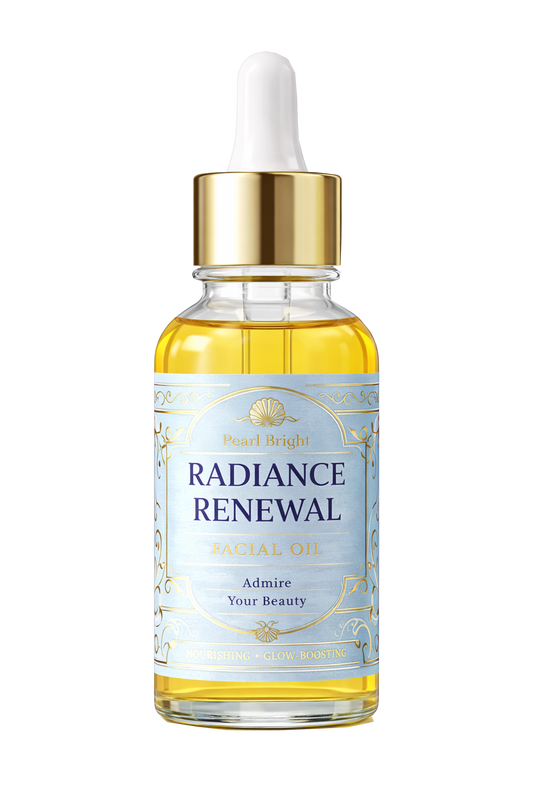 PearlBright Radiance Renewal Facial Oil – Nourishing Face Oil for Glow, Smoothness & Massage Ritual